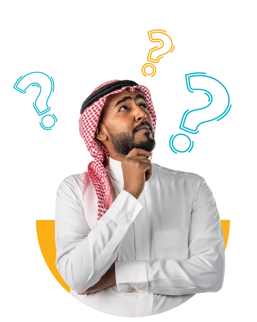 صورة رجل سعودي يفكر